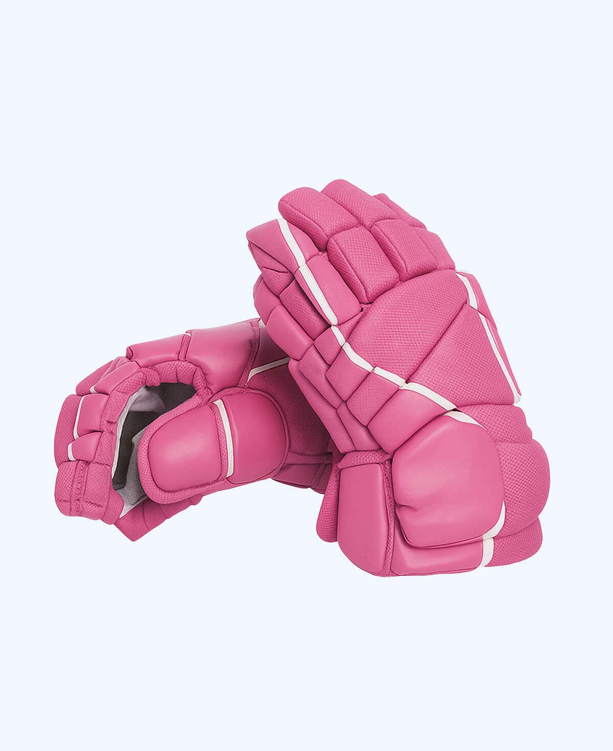 Red padded hockey gloves - Image 2