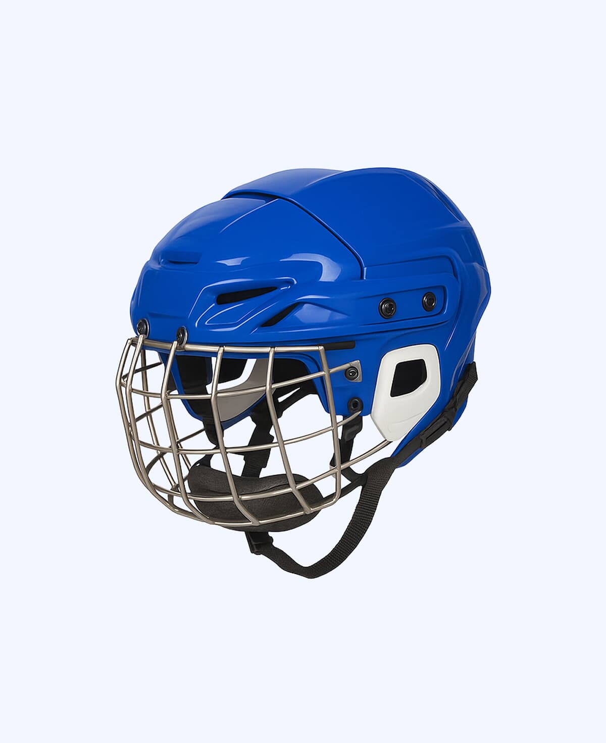 Black cage hockey helmet - Image 2